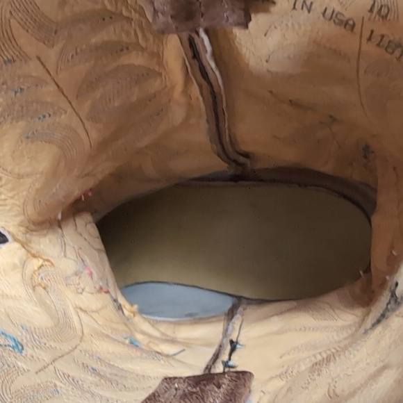 Tony Lama Griffon Smooth Ostrich Cowboy Boots #9078 Size 10.0D - Picture 15 of 16